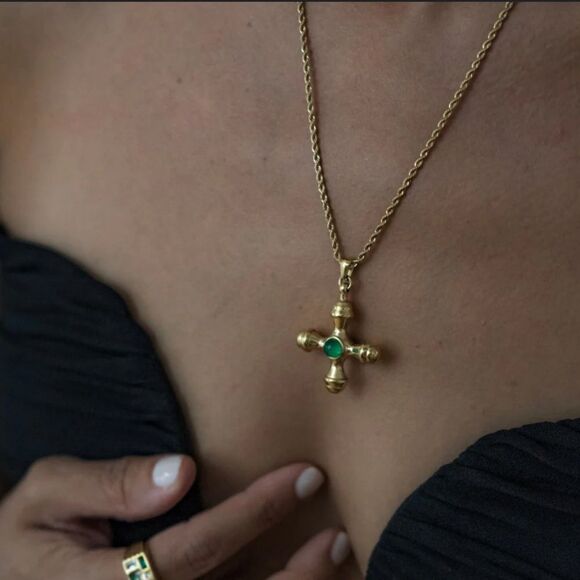 Italian vintage necklace A220 - Picture 2 of 6